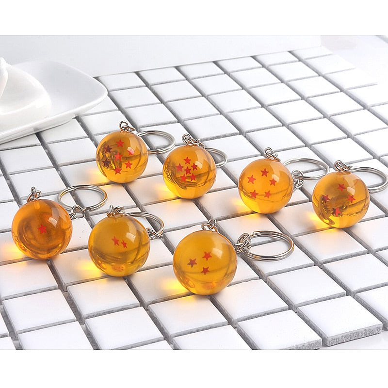 CHAVEIROS - ESTRELAS DRAGON BALL