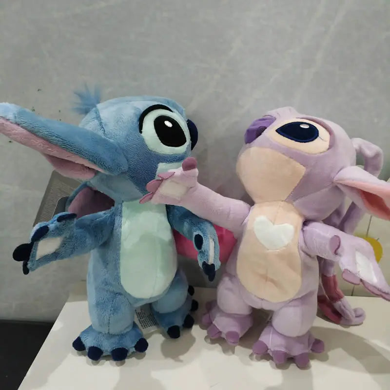 Pelúcias Stitch & Angel, Amor em Abraços (20cm)
