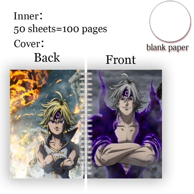 Caderno 1 Matéria Seven Deadly Sins