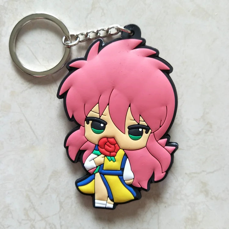 Chaveiro Místico Yu Yu Hakusho Kurama e Hiei