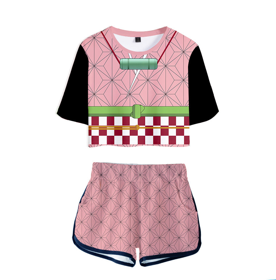 Conjunto Respiração dos Hashira, Kimetsu no Yaiba 3D Adulto e Infantil