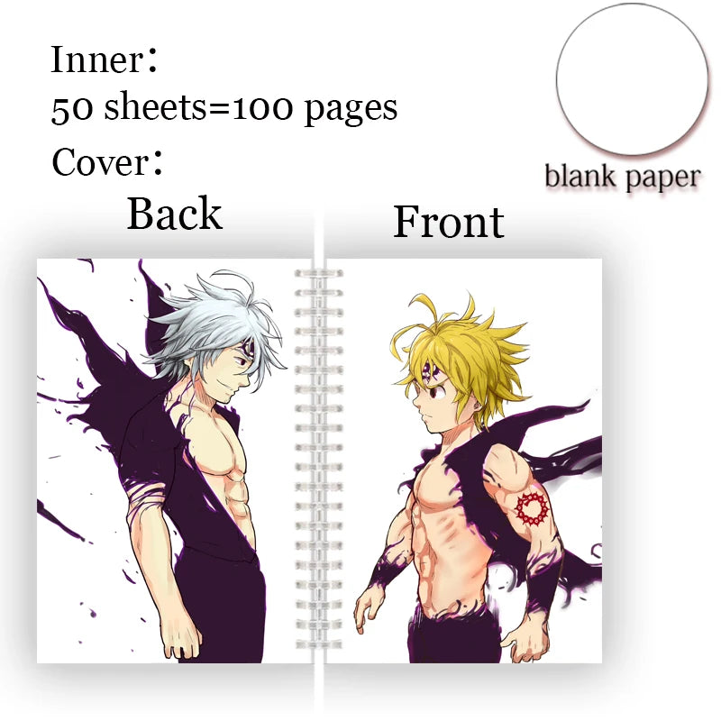 Caderno 1 Matéria Seven Deadly Sins