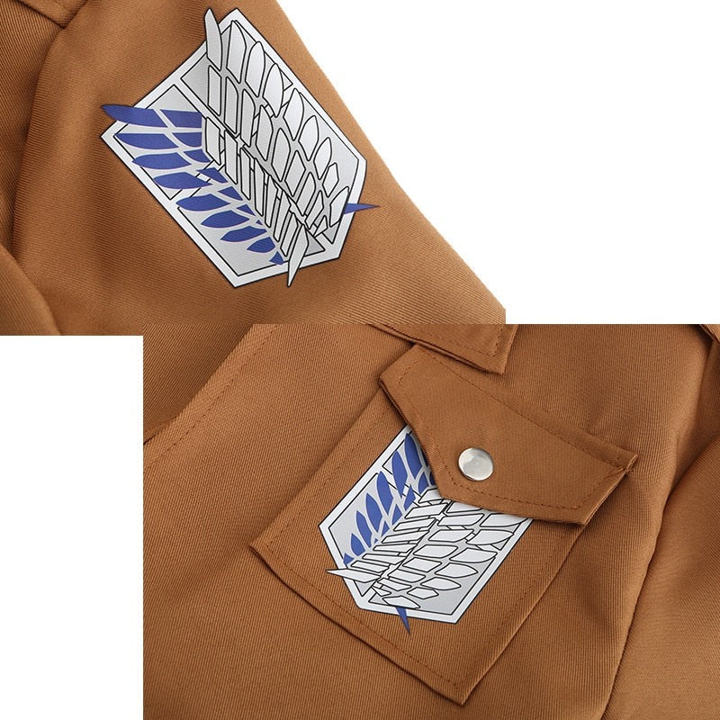 Jaqueta Cosplay Shingeki No Kyojin Unissex