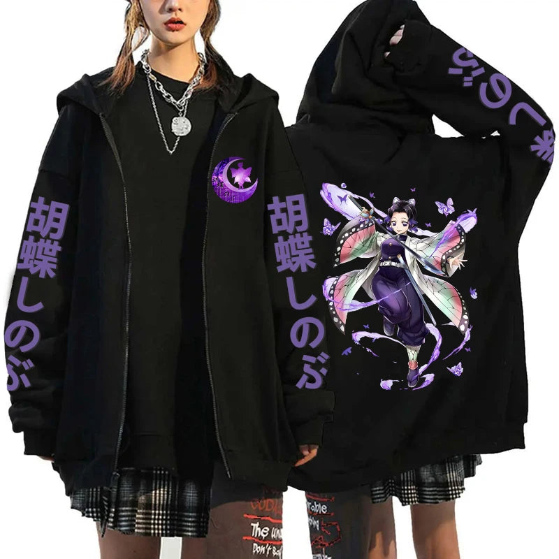 Moletom Zíper Shinobu Kochou