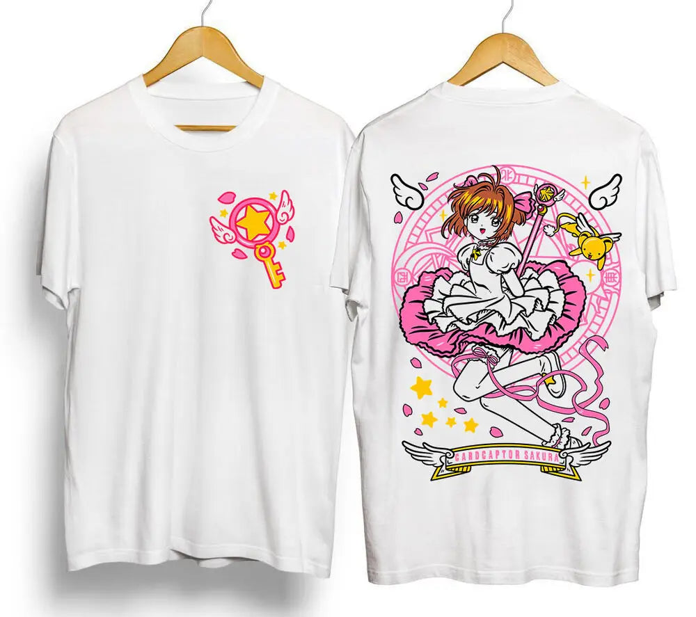 Camiseta Sakura Card Captor, Magia em Duas Faces