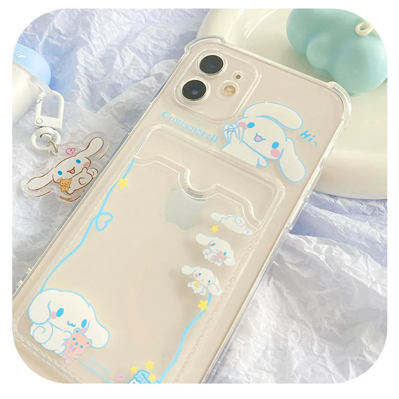 CAPINHA KAWAII PORTA CARTÃO CINNAMOROLL