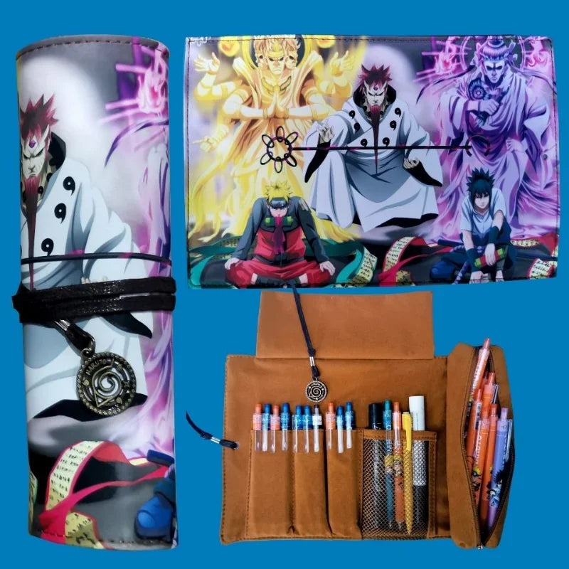 ESTOJO DE CANETAS - NARUTO SHIPPUDEN