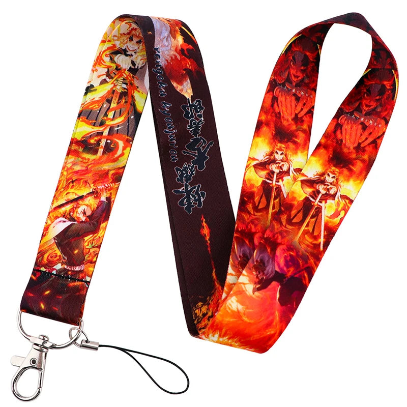 Chaveiro Cordões de Pescoço Respiração Total, Demon Slayer
