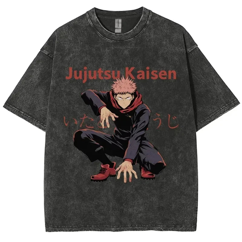 Camiseta Oversized "Feiticeiros de Jujutsu"