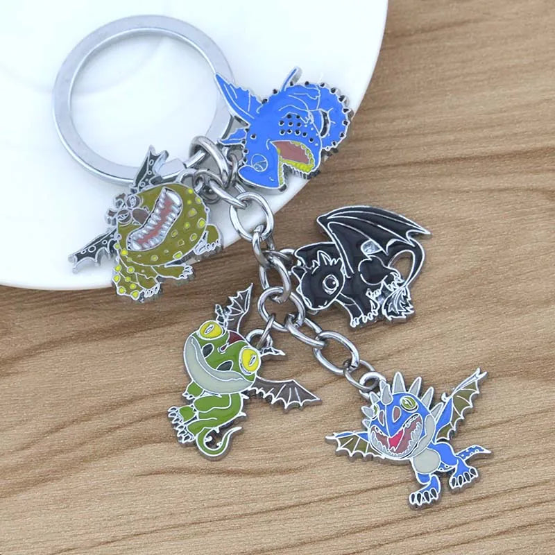 Chaveiro Dragões de Berk (6 Pingentes)