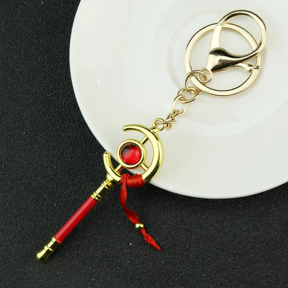 Chaveiro Colar Cajado Mágico de Frieren