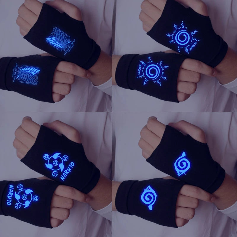Luva Luminosa Naruto & Anime (Brilha no Escuro)