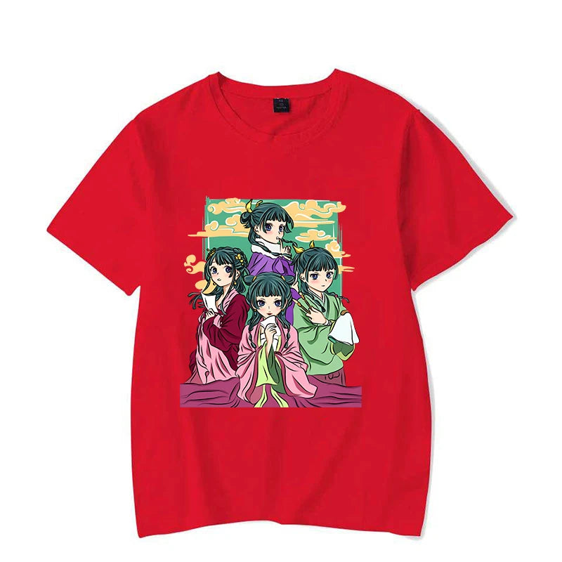 Camiseta Baby Tee Pétalas & Poções: Maomao