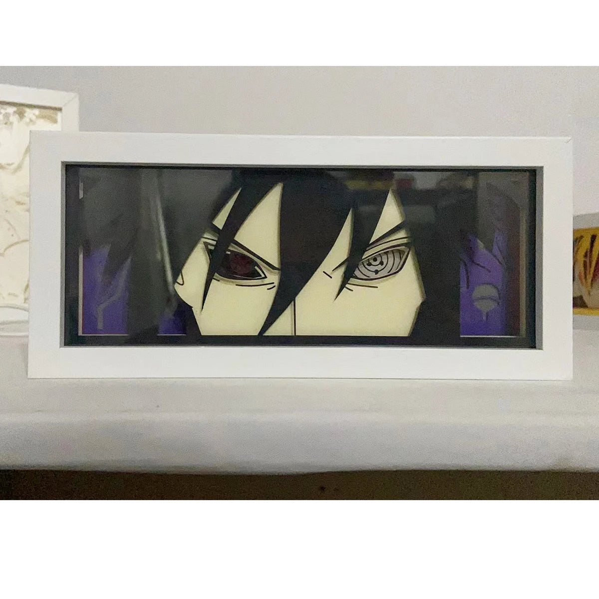 QUADRO LUMINOSO SASUKE UCHIHA