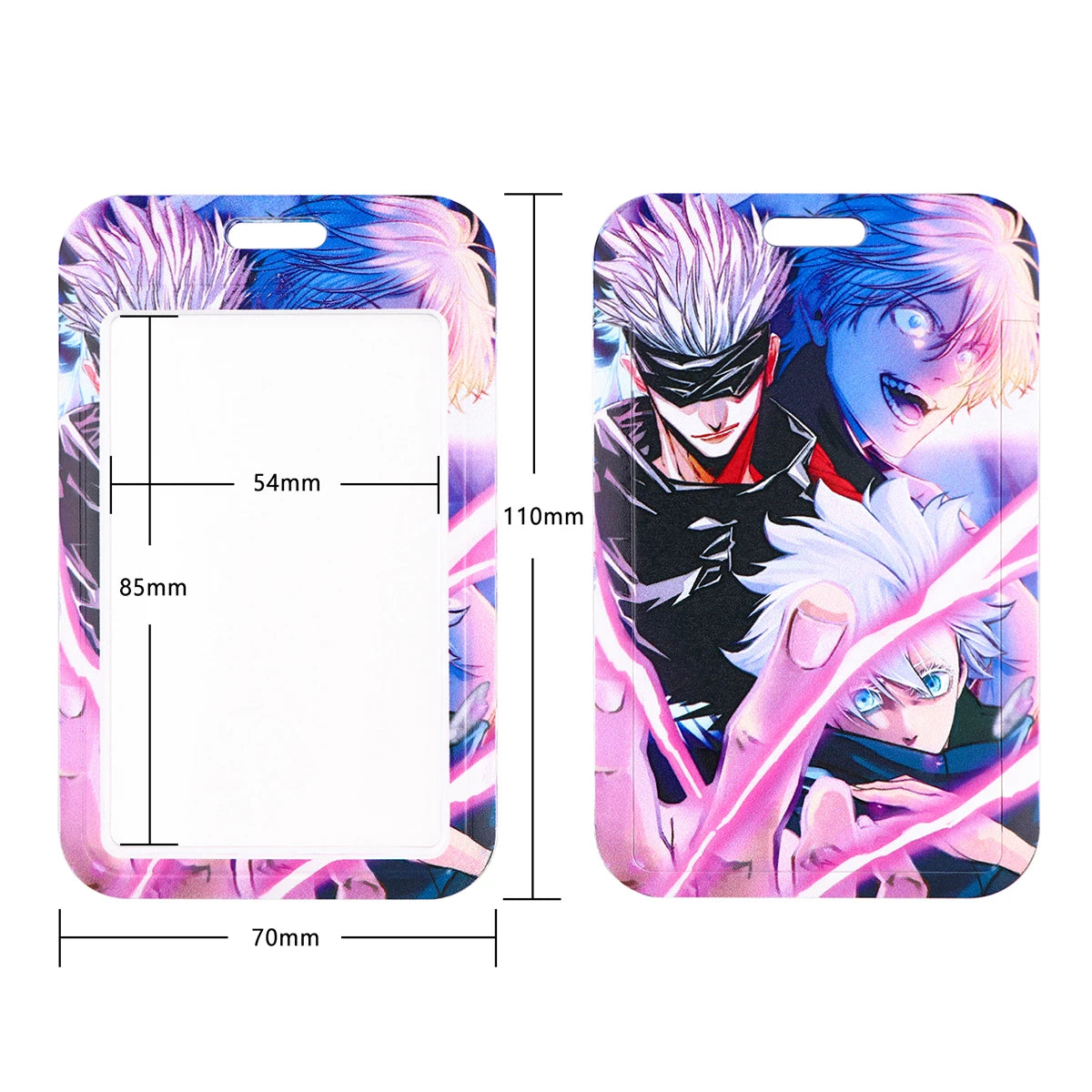 Chaveiro Cordões de Pescoço Gojo Satoru, Com Card