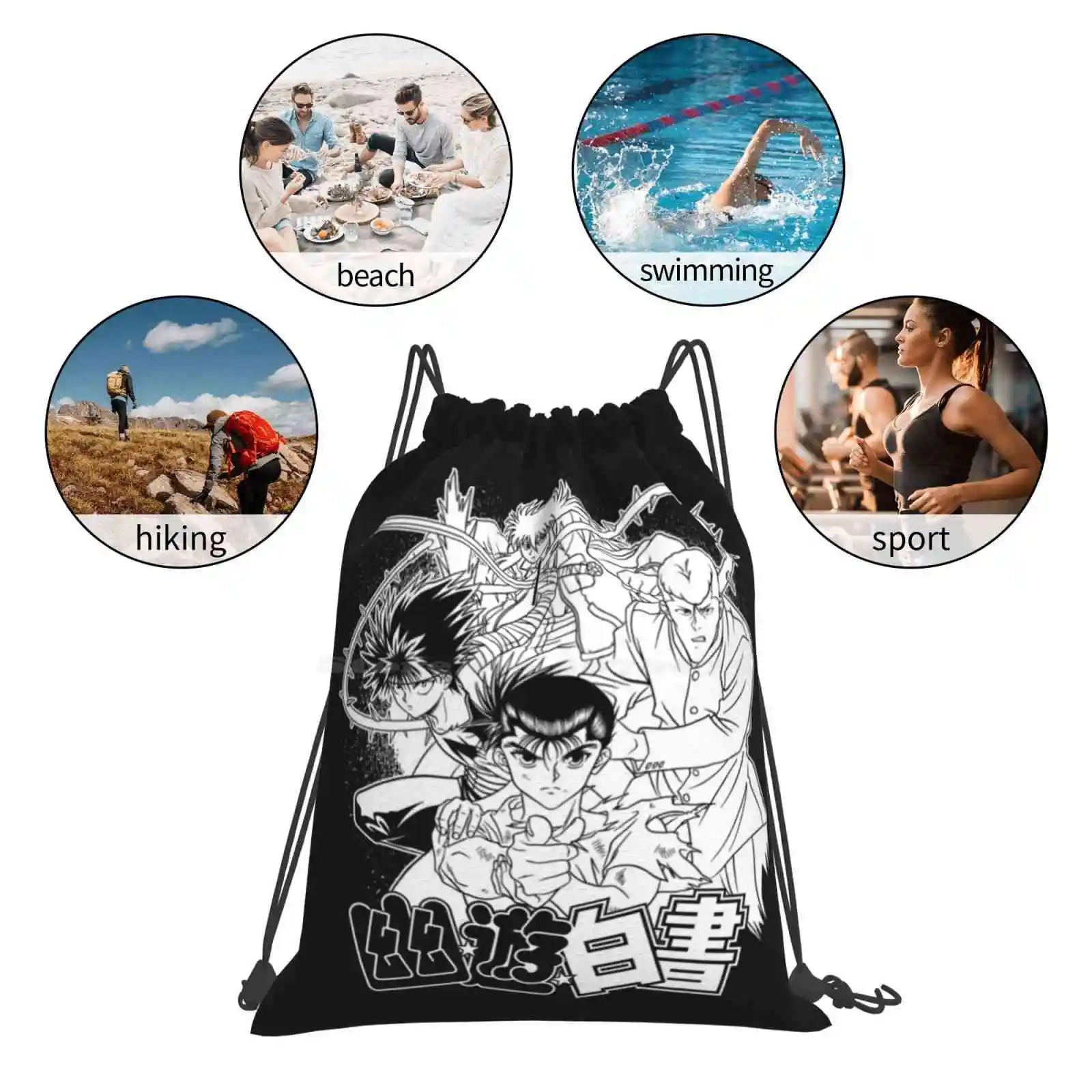 Mochila Caçadores de Demônios Yu Yu Hakusho