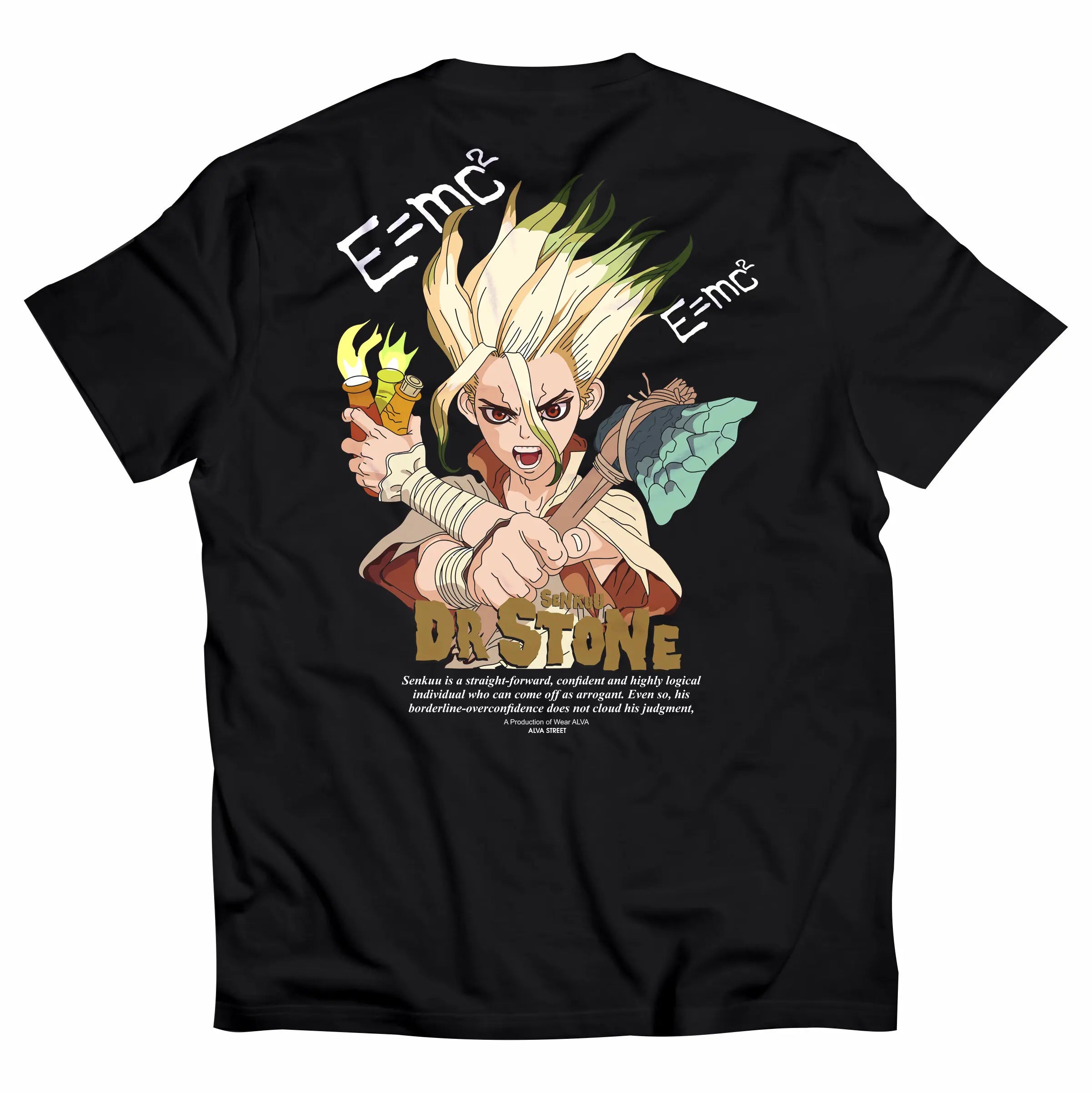 Camisa Senkuu Dr. Stone - Streetwear Oversize Unissex