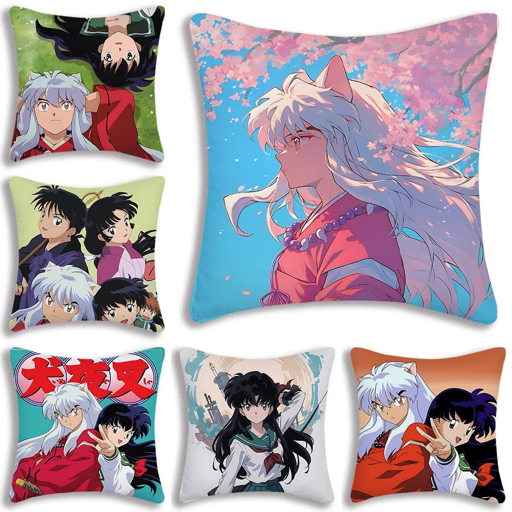 Almofada Inuyasha, Estampas Dupla Face (45x45cm)