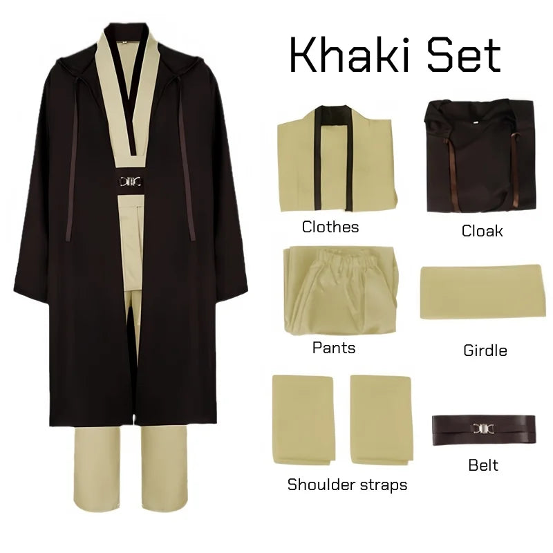 Fantasia Cosplay Jedi Mestre Obi–Wan, Star Wars