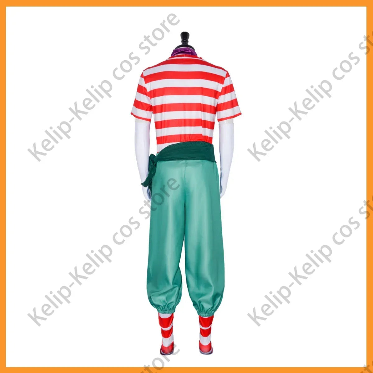 Fantasia Cosplay Buggy, o Palhaço Estrela