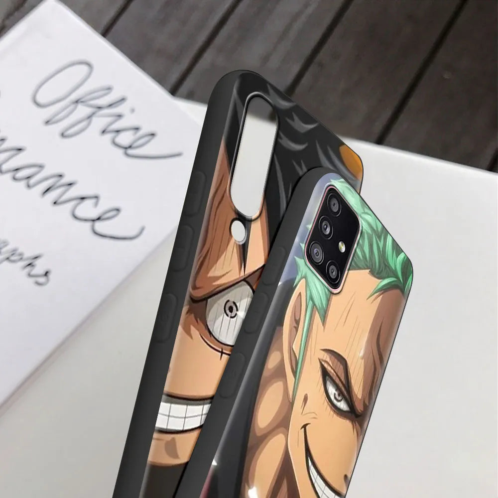 CAPINHA ONE PIECE ZORO X LUFFY FACED (SAMSUNG)