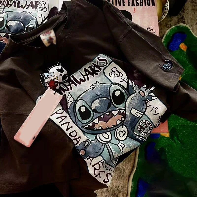 Camisa Cutie Stitch, Disney Y2K