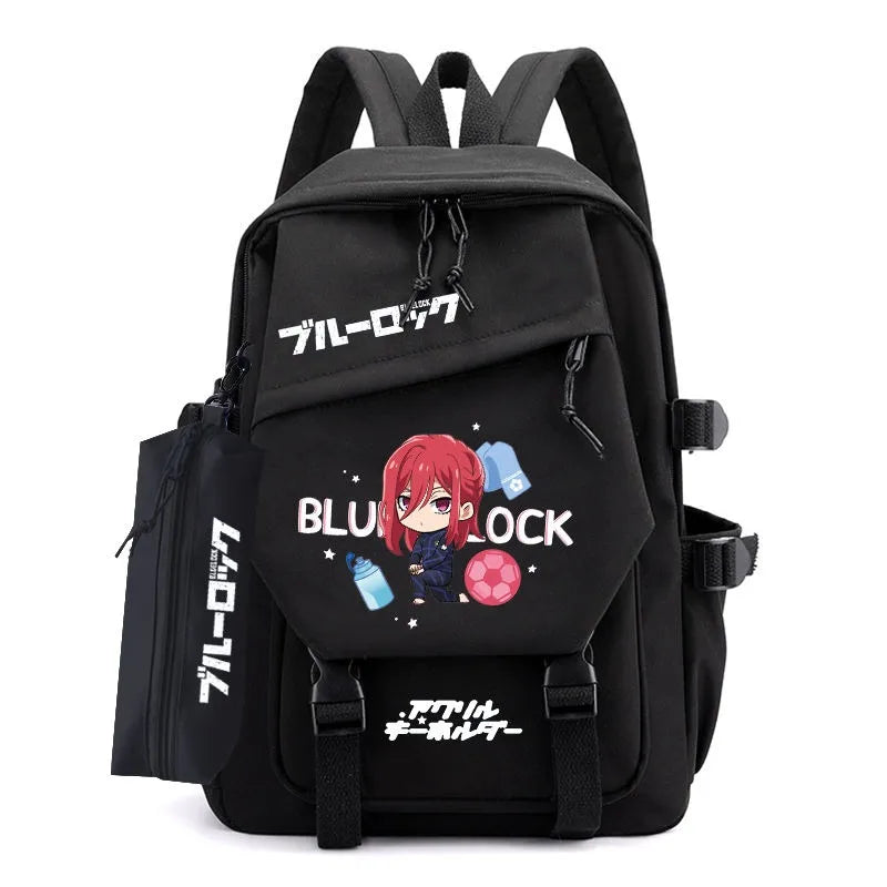 Mochila Bloco X Blue Lock