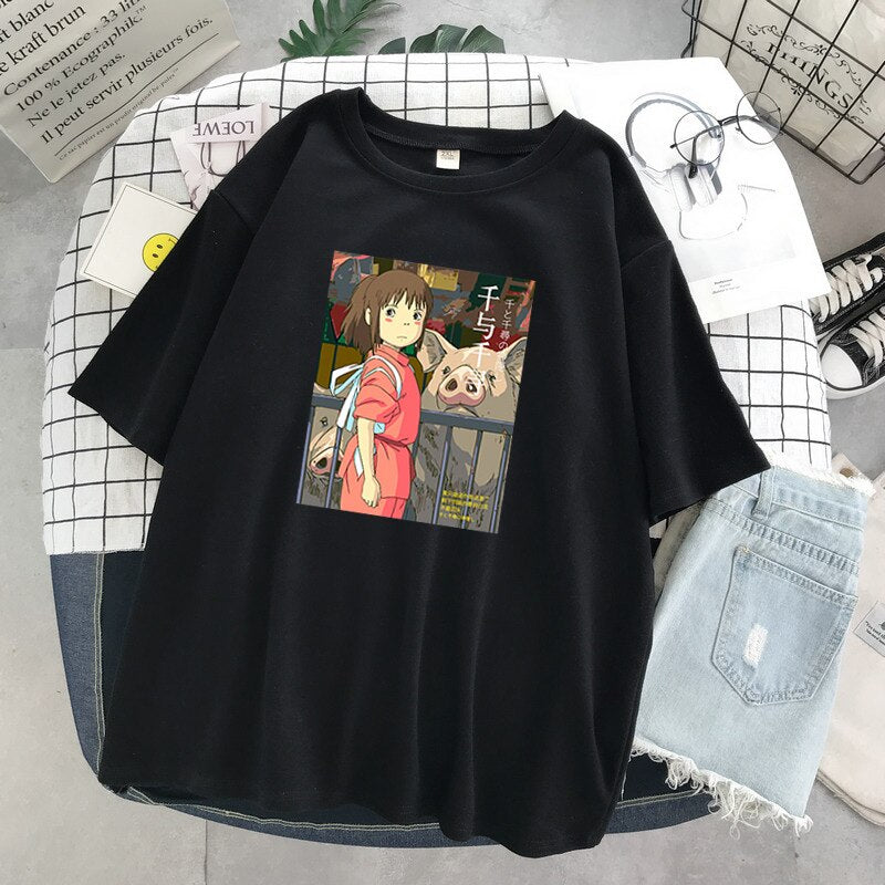 Camiseta Encantos de Ghibli