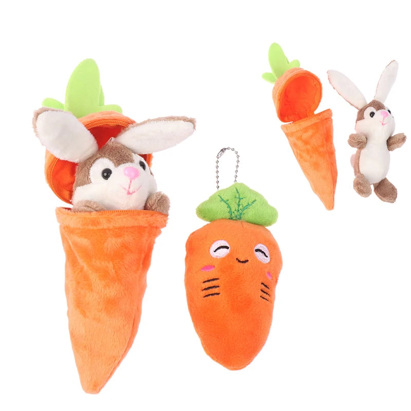 Chaveiro Coelhinho na Cenoura de Pelúcia