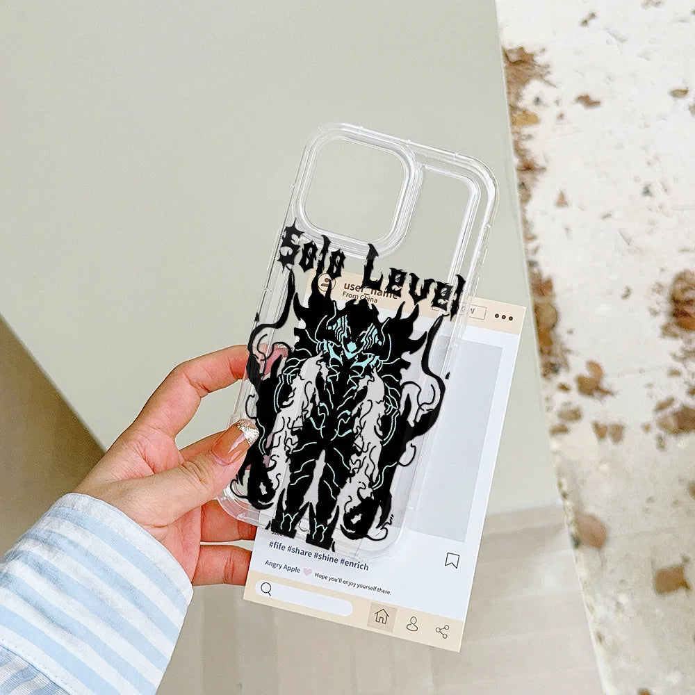 Capinha Solo Level Hunter God (iPhone)