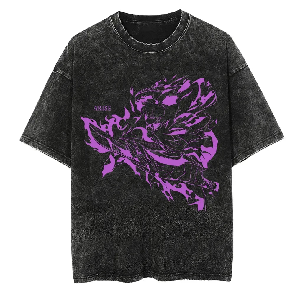 Camiseta Oversized Fúria das Sombras, Solo Leveling