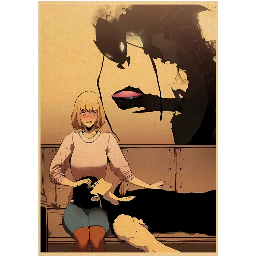 Quadro Retrato da Caçada: Solo Leveling