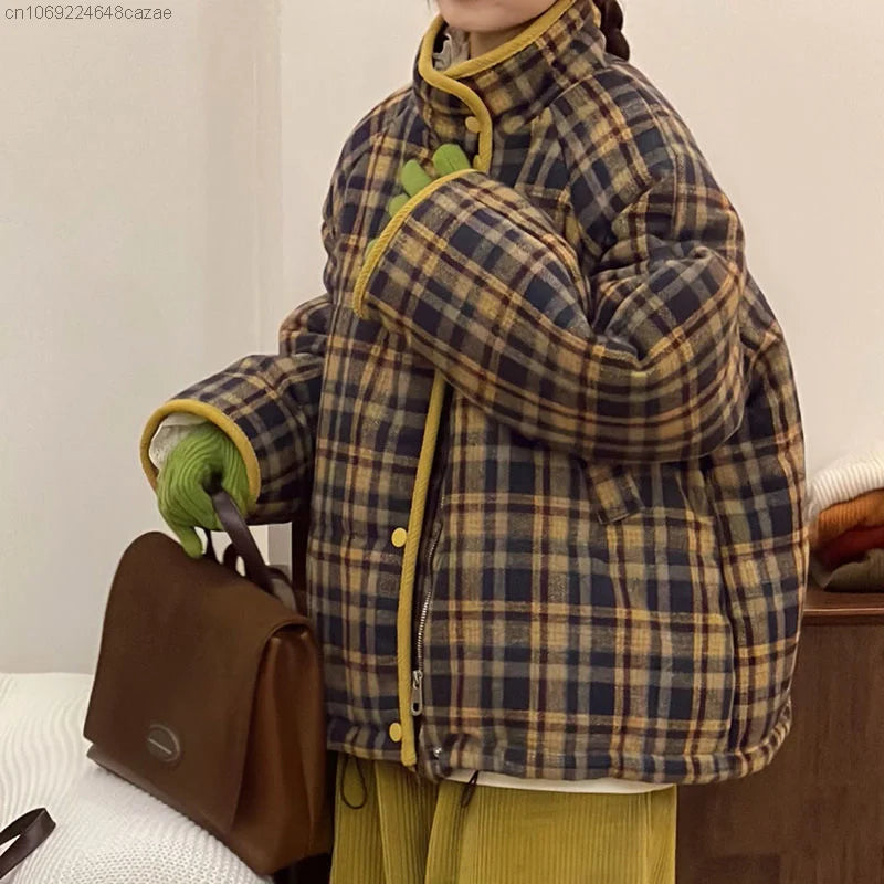 Jaqueta Xadrez Mickey Dreams Edição Y2K