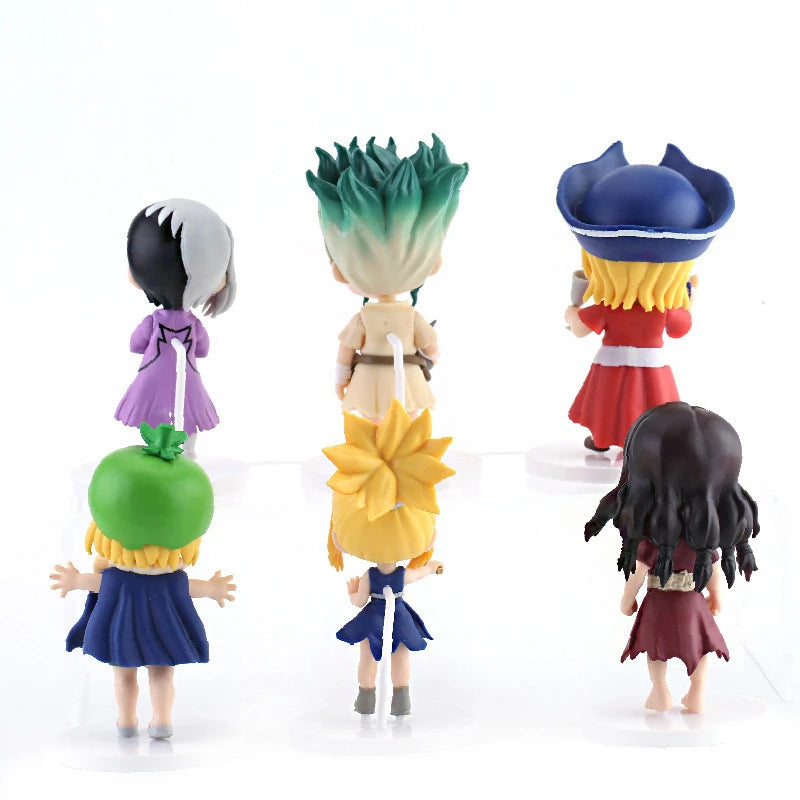Coleção Reino da Ciência – Mini Figuras Dr. STONE (Kit 6 Peças)