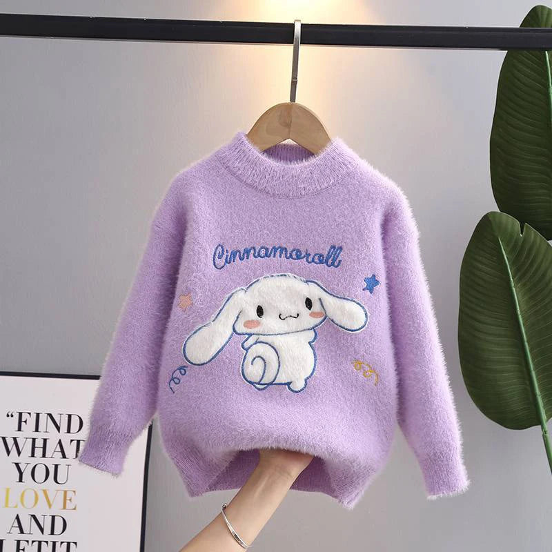 Suéter Sanrio Cinnamoroll Fofinho Infantil