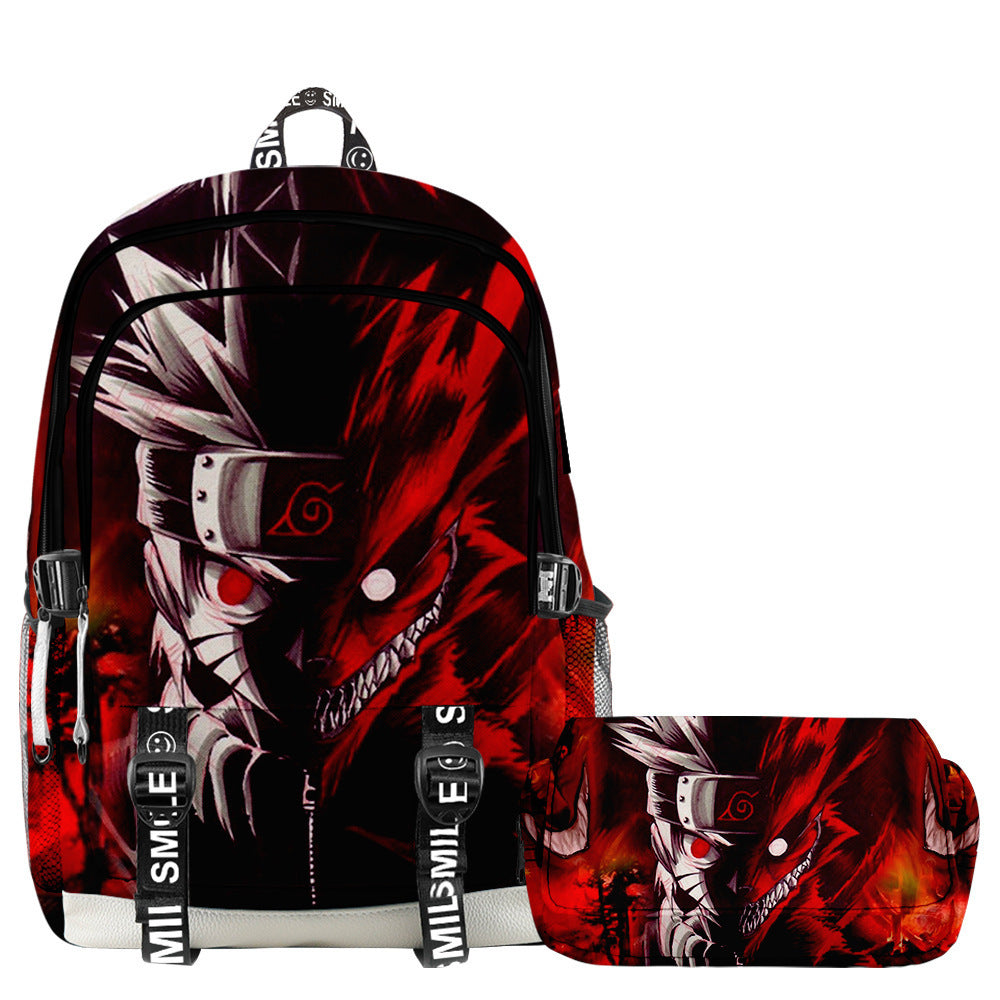 Mochila Naruto + Estojo (Brinde)