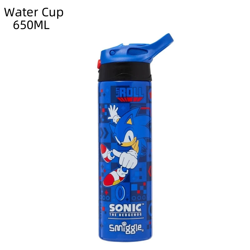 Mochila Smiggle Sonic (Garrafa e Lancheira)