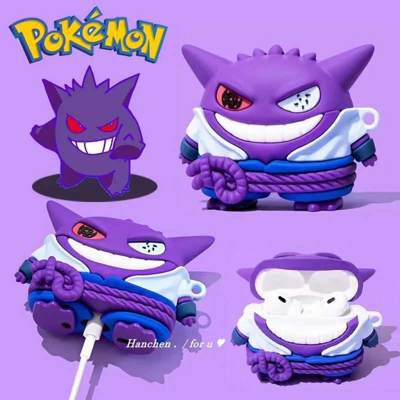 CAPINHA AIRPOD GENGAR X SASUKE