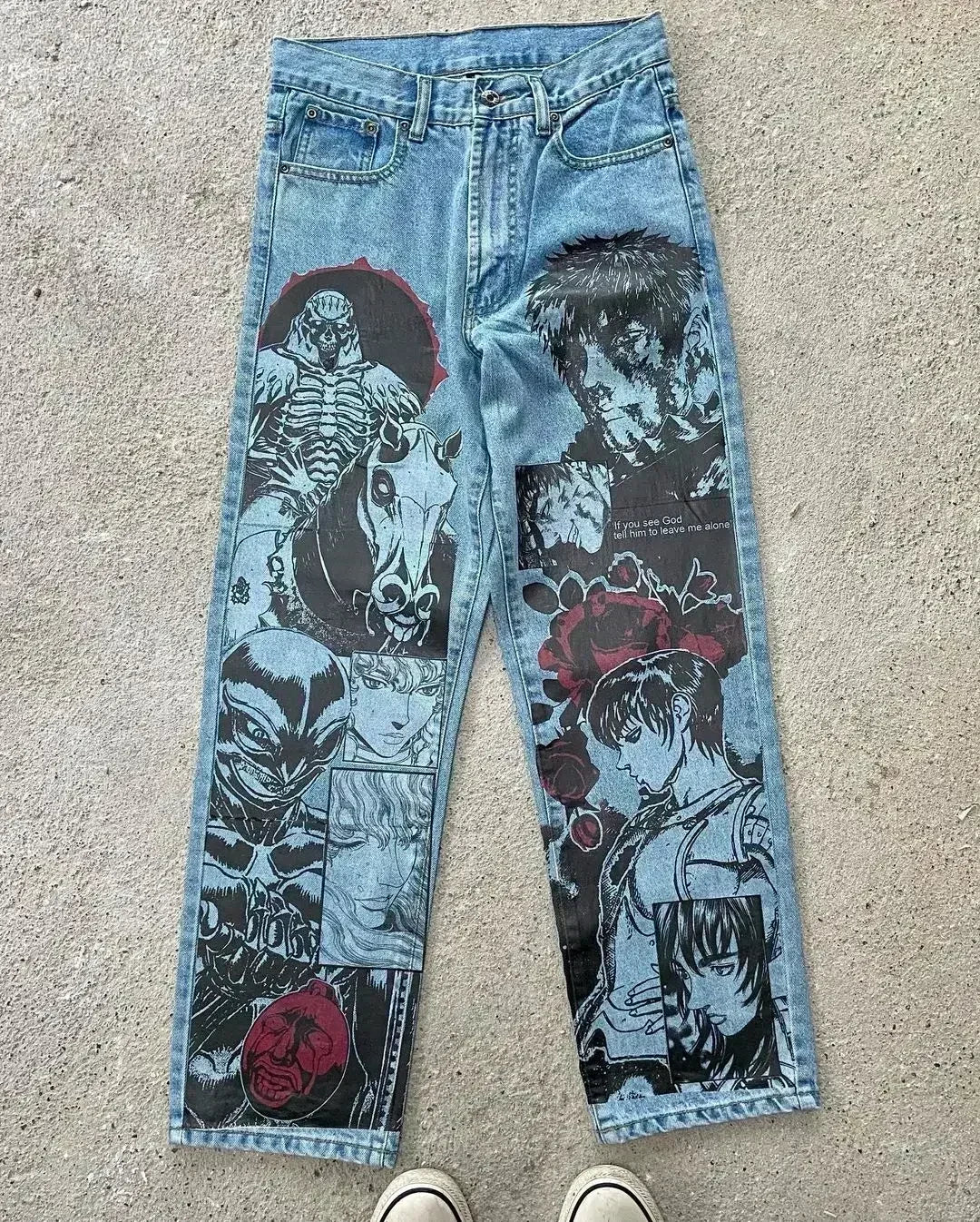 Calça Jeans Berserk: Eclipse Warrior