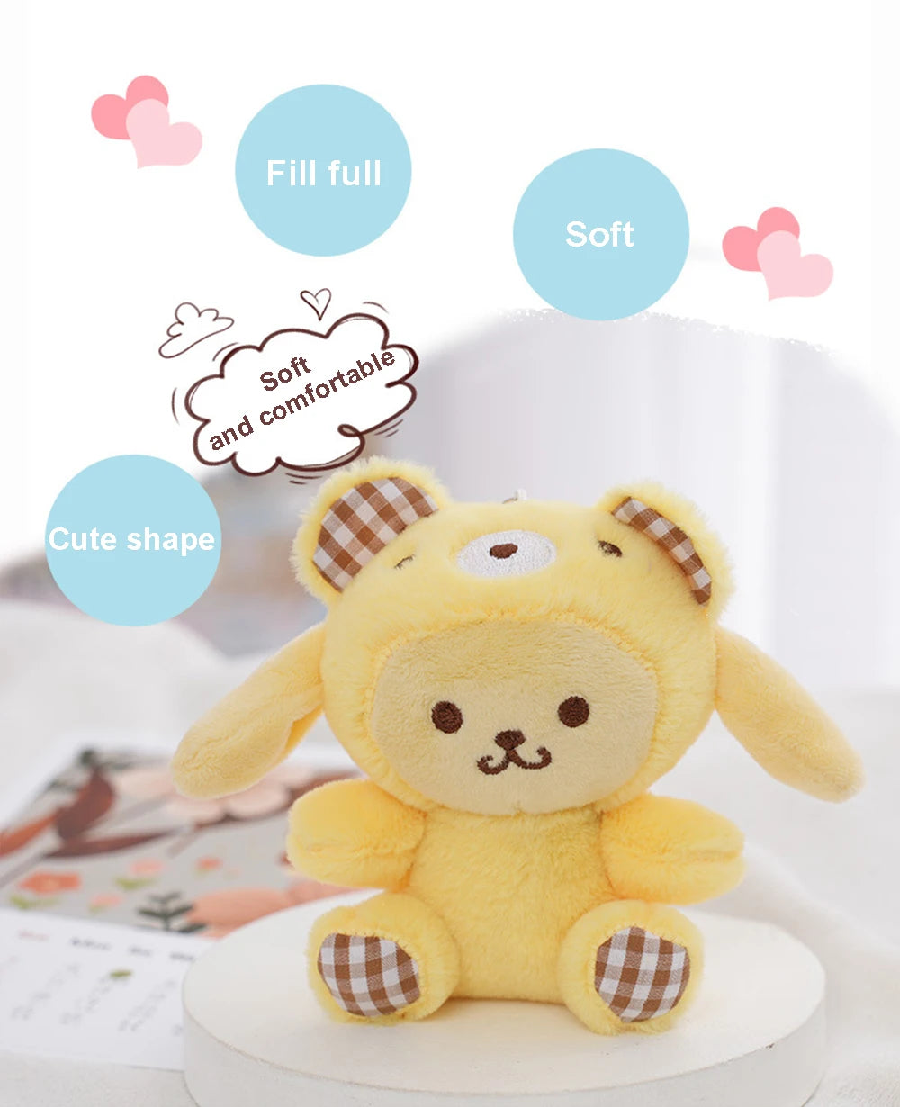 Chaveiro Pelúcia Fofinha Hello Kitty e Amigos