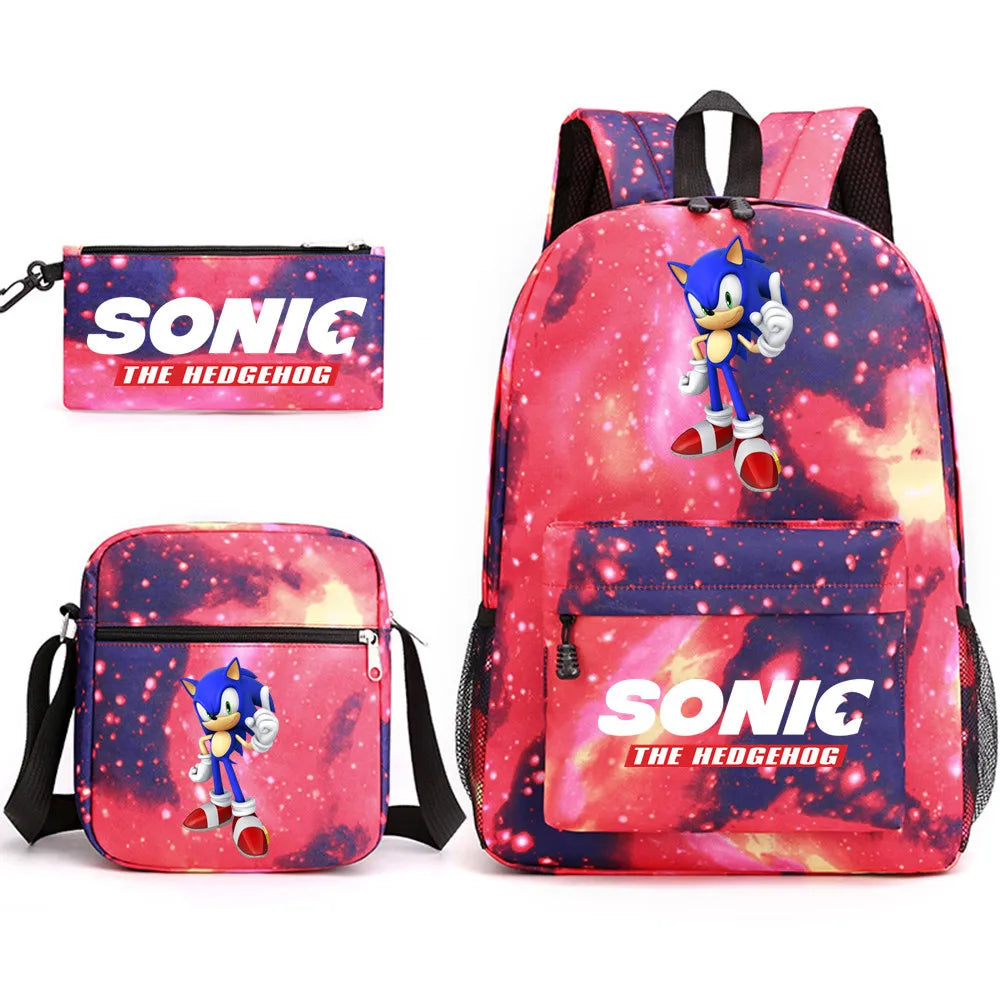 Mochila Sonic & Friends: Três Peças