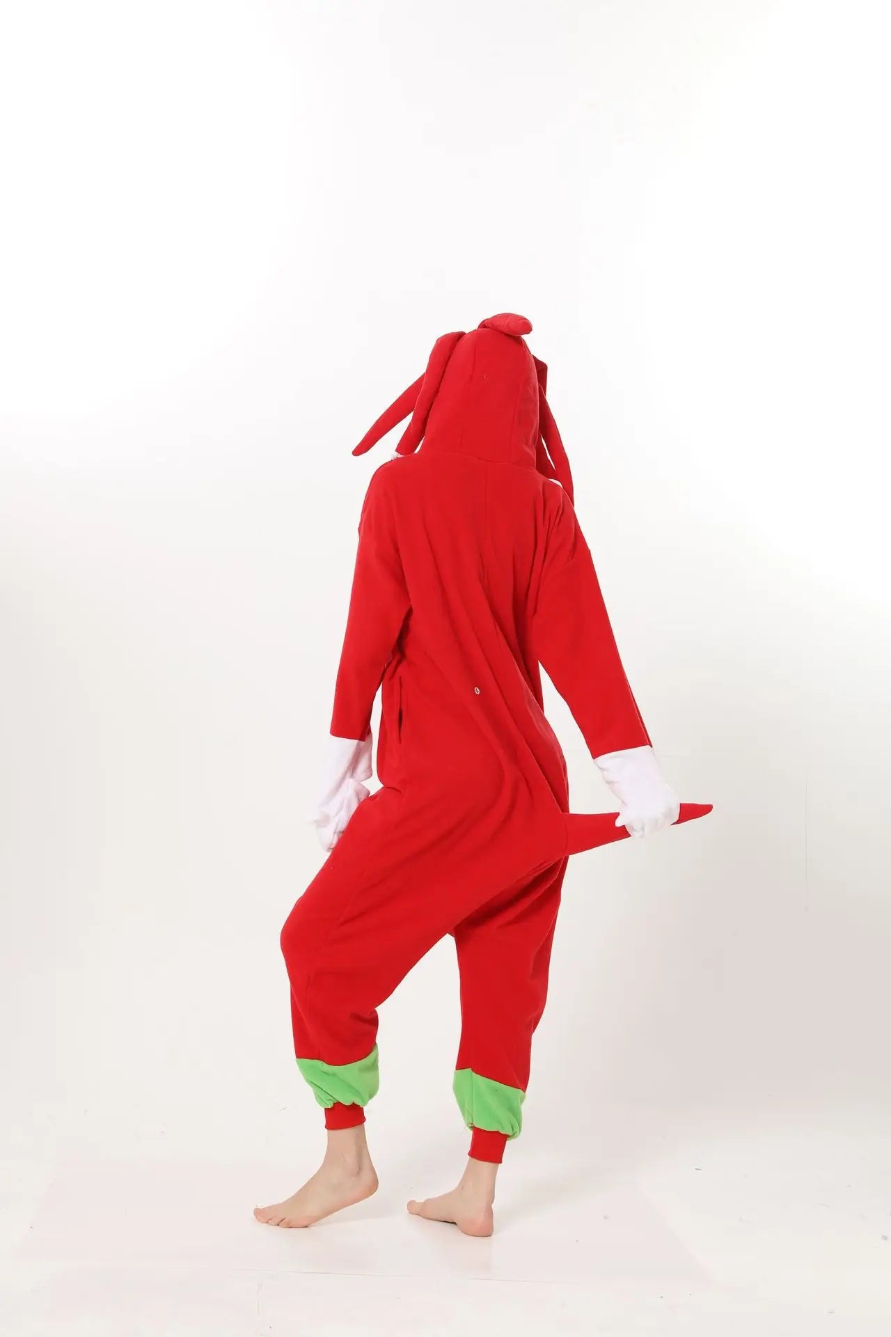 Pijama Cosplay Adulto e Infantil Sonic Kigurumi