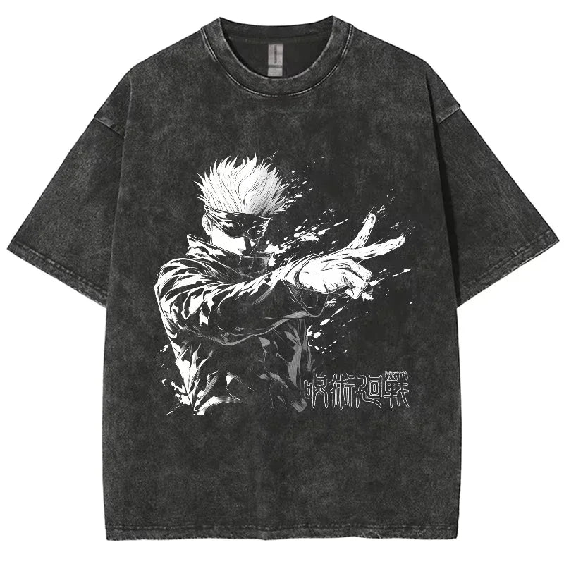 Camiseta Oversized "Feiticeiros de Jujutsu"