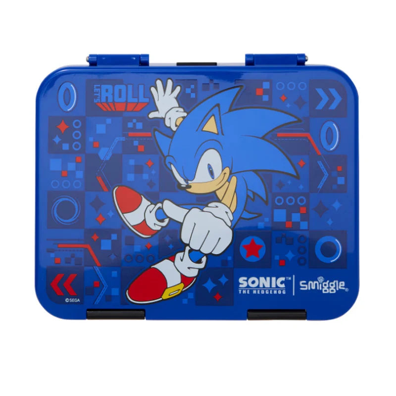 Mochila Smiggle Sonic (Garrafa e Lancheira)