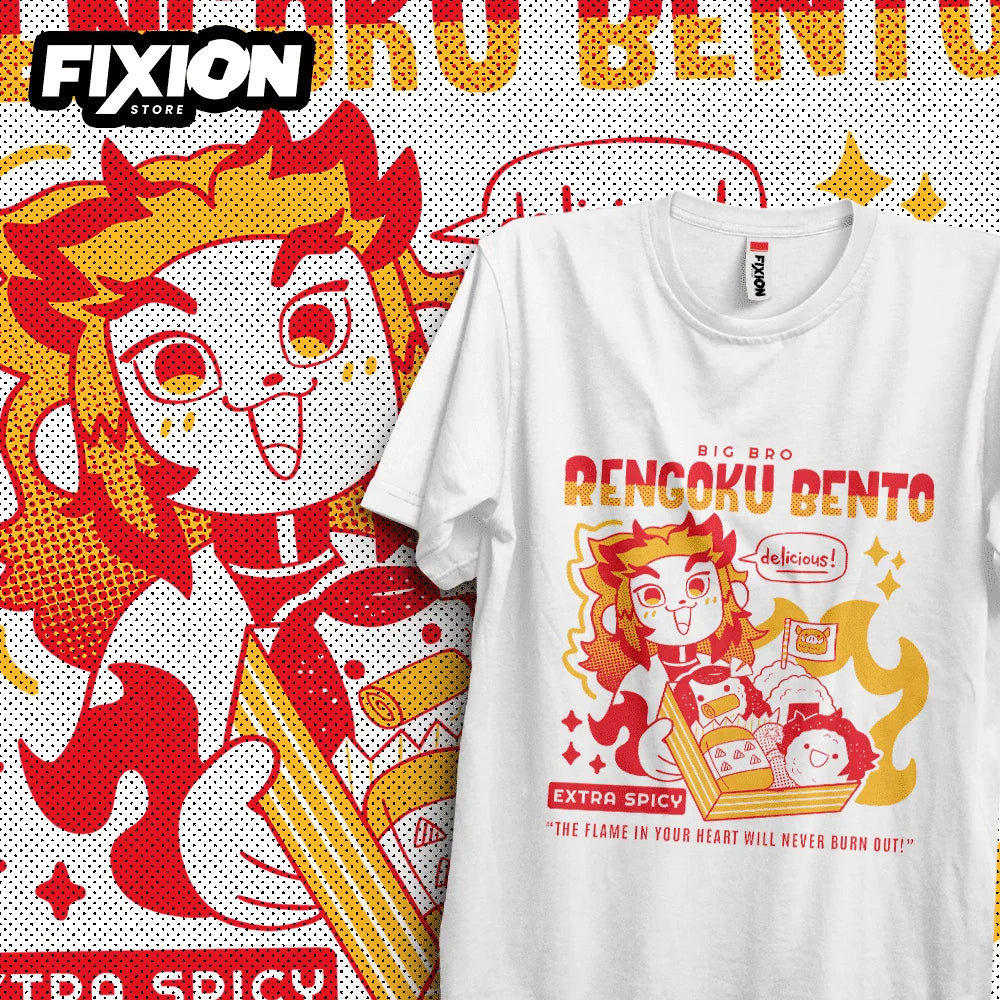 Camiseta Rengoku Bento – Demon Slayer