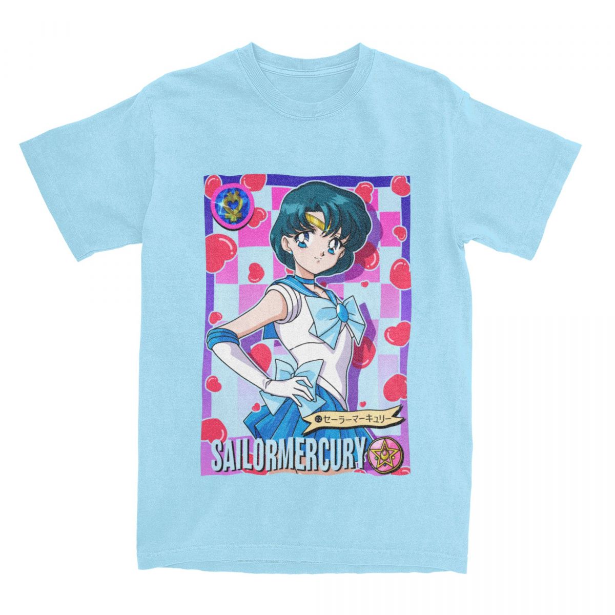 Camiseta Sailor Mercury, Corações Cósmicos