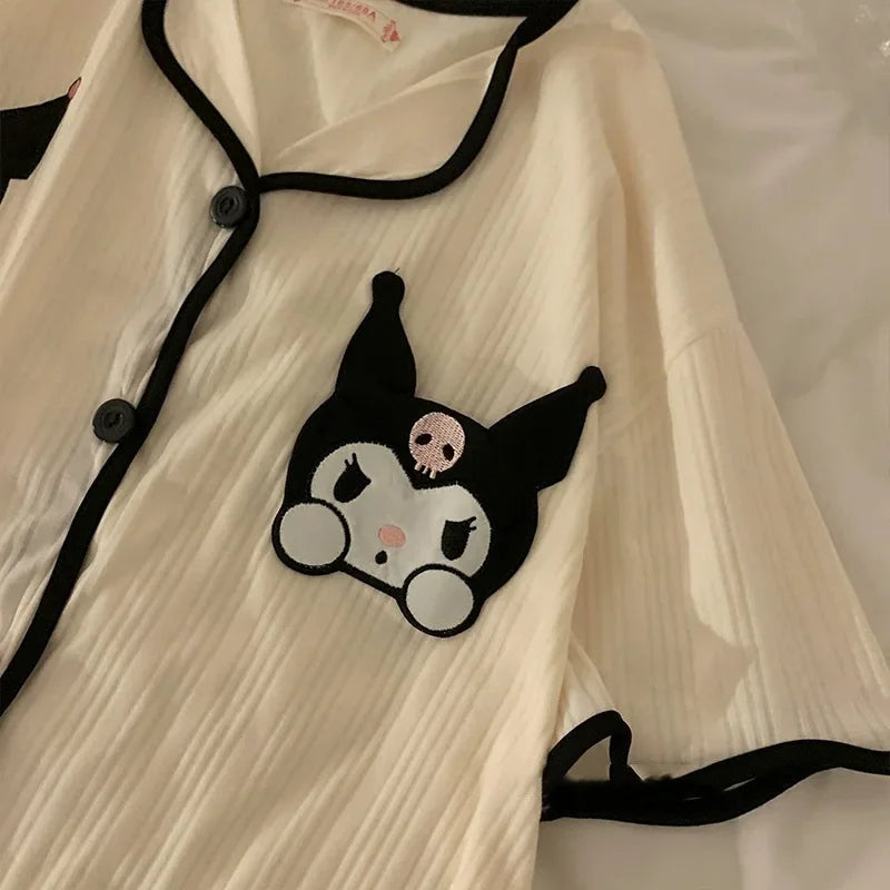 Pijama Kawaii Sanrio Verão, Kuromi & Pochacco
