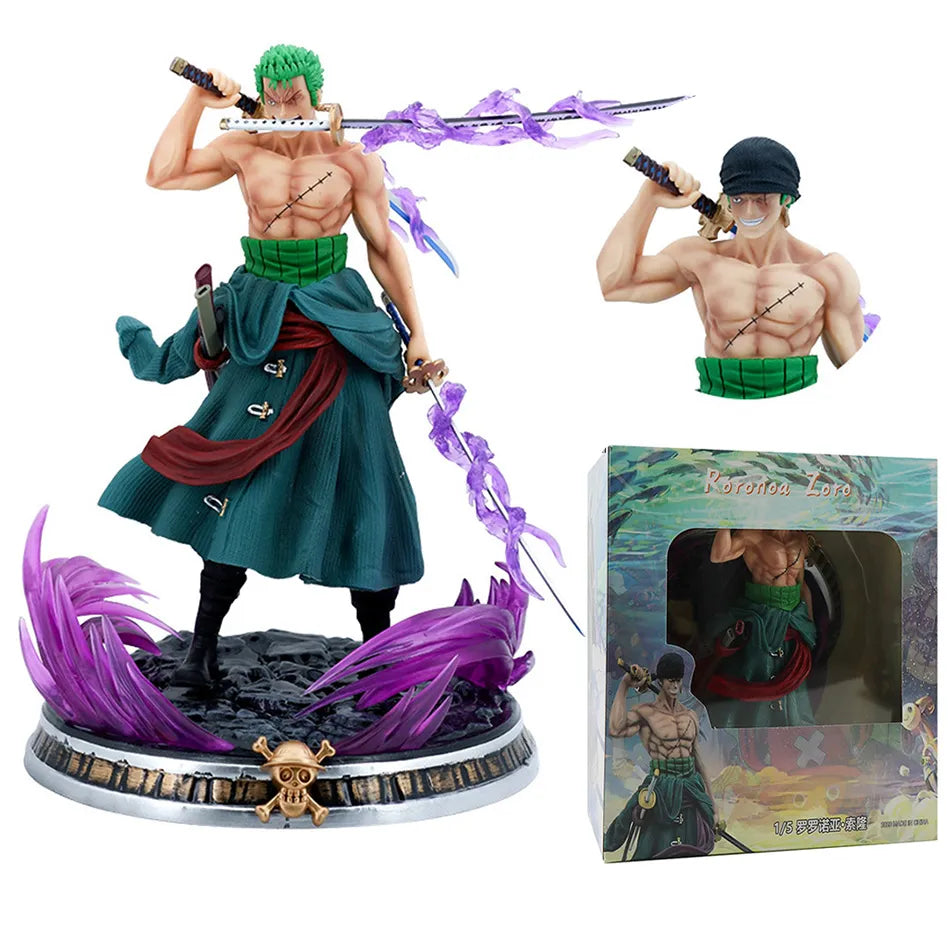 Boneco Roronoa Zoro Santoryu