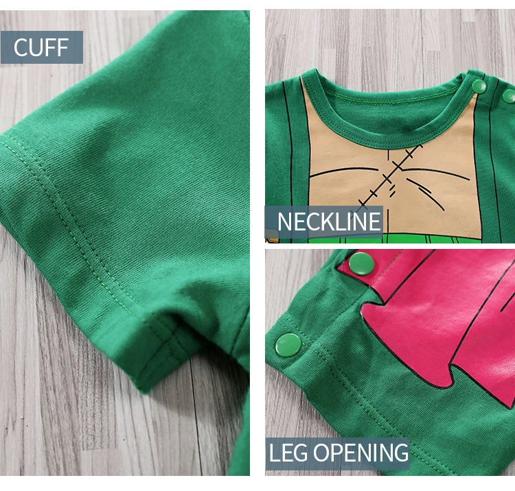 Macacão Cosplay Bebê Chopper e Zoro