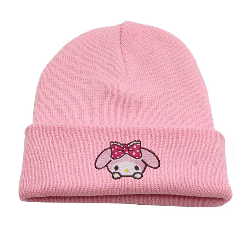 Touca Gorro Sanrio Kawaii Felpuda, Hello Kitty e Amigos